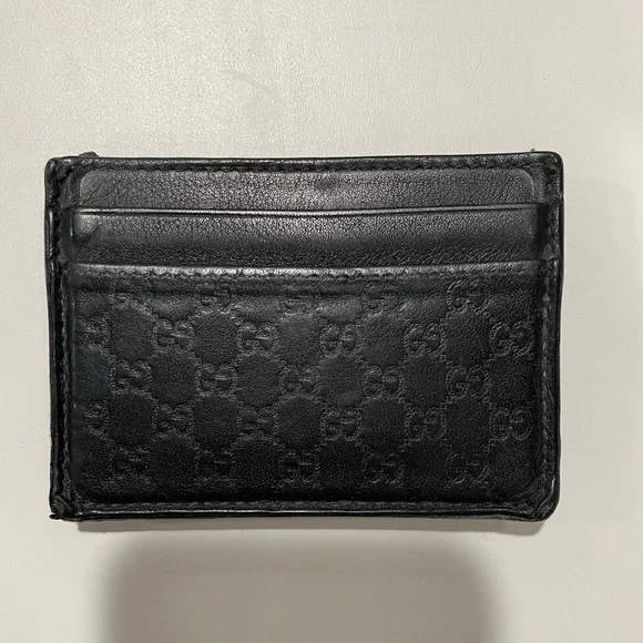 Gucci Card Case with Money Clip - Picture 1 of 4